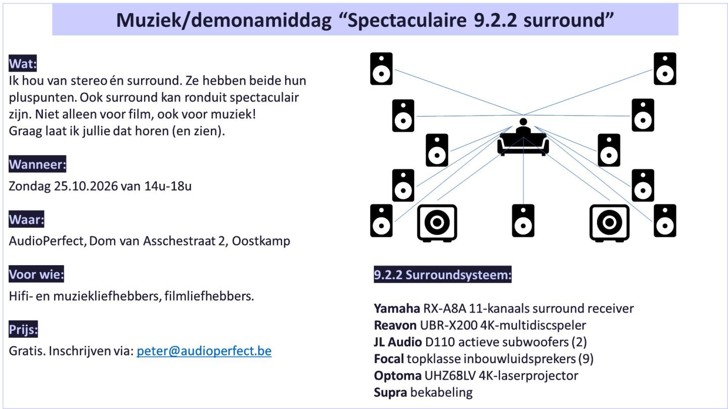 Demonamiddag 9.2.2 surround